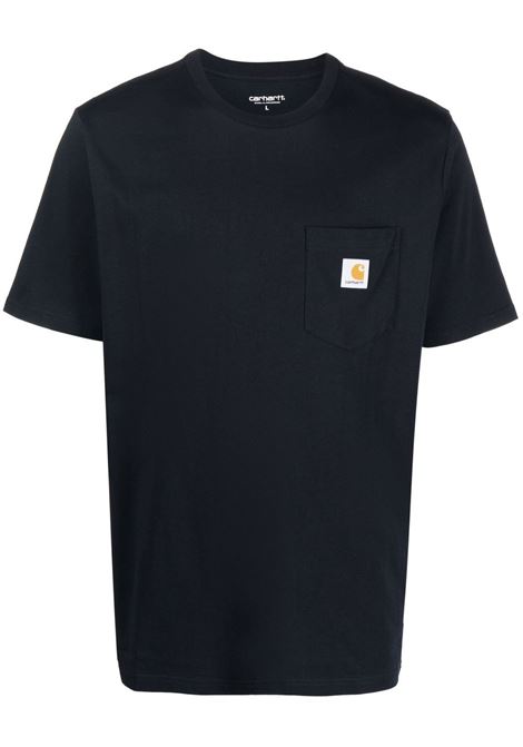 t-shirt pocket uomo navy CARHARTT WIP | I0304341C.XX